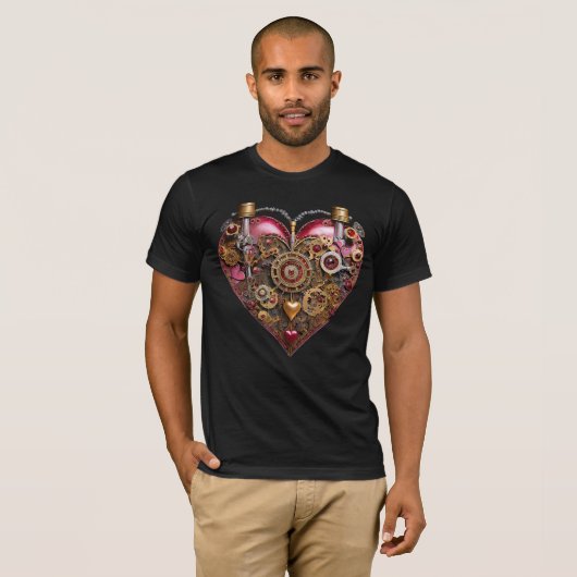 Streampunk Heart Ruby Valentine Tシャツ (正面フル)