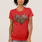 Streampunk Heart Ruby Valentine Tシャツ (正面)