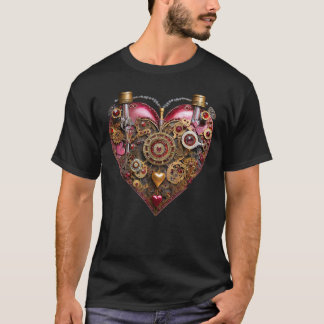 Streampunk Heart Ruby Valentine Tシャツ