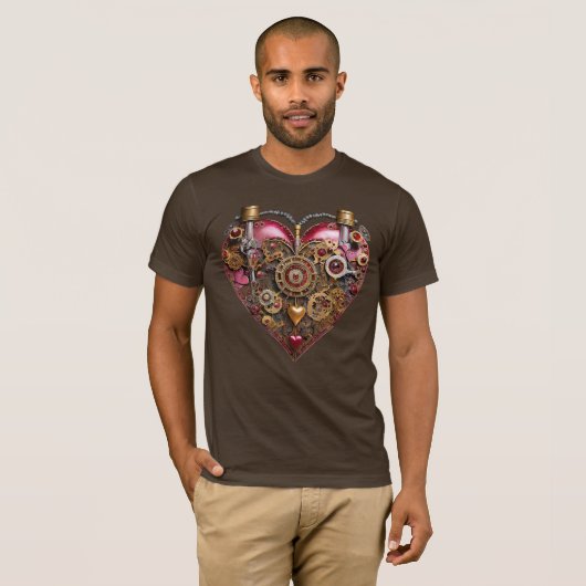 Streampunk Heart Ruby Valentine Tシャツ (正面フル)