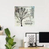 Streamsで植えられた木の聖なる書物、 経典 ポスター (ホームオフィス)