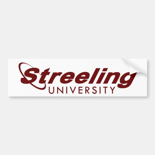 STREELING大学バンパーステッカー バンパーステッカー (正面)