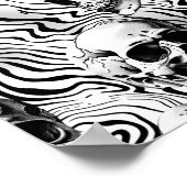 Street Art Skull Poster Design A25 ポスター (角)
