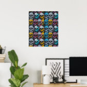 Street Art Skull Poster Design A29 ポスター (ホームオフィス)