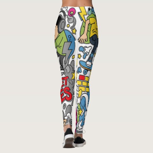 Street atmosphere レギンス (裏面)