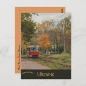 Street Car in Kyiv Ukraine ポストカード (正面/裏面)