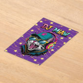 Street Cat DJ Attitude – Bold Streetwear Art アクリル招待状 (レイダウン)