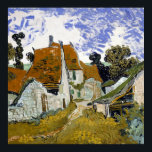 Street in Auvers-sur-Oise by Vincent van Gogh      ポスター<br><div class="desc">A beautiful print of "Street in Auvers-sur-Oise" painted in 1890 by Vincent van Gogh (1853-1890).</div>