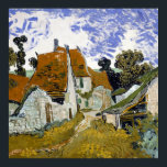 Street in Auvers-sur-Oise by Vincent van Gogh      ポスター<br><div class="desc">A beautiful print of "Street in Auvers-sur-Oise" painted in 1890 by Vincent van Gogh (1853-1890).</div>