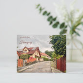 Street in Sopron Hungary ポストカード (スタンド正面)