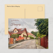 Street in Sopron Hungary ポストカード (正面/裏面)