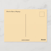 Street in Sopron Hungary ポストカード (裏面)