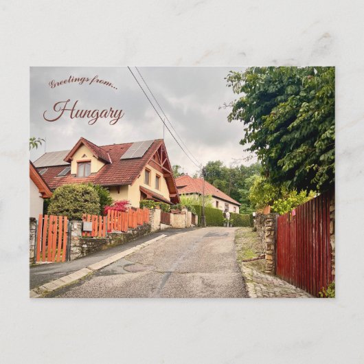 Street in Sopron Hungary ポストカード (正面)
