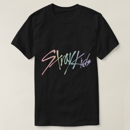 STREET KIDSパステルレインボロゴシール Tシャツ (デザイン正面)