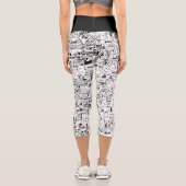 Street Map of Rome Leggings カプリレギンス (裏面)