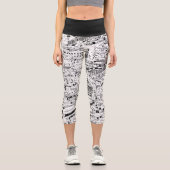 Street Map of Rome Leggings カプリレギンス (正面)