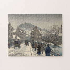 Street of Edinburgh in Winter  ジグソーパズル