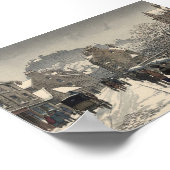 Street of Edinburgh in Winter  ポスター (角)