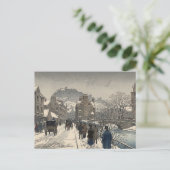 Street of Edinburgh in Winter  ポストカード (スタンド正面)