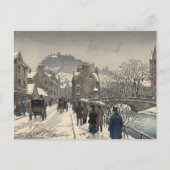 Street of Edinburgh in Winter  ポストカード (正面)