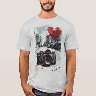 Street Photography with heart and Cityscape Tシャツ