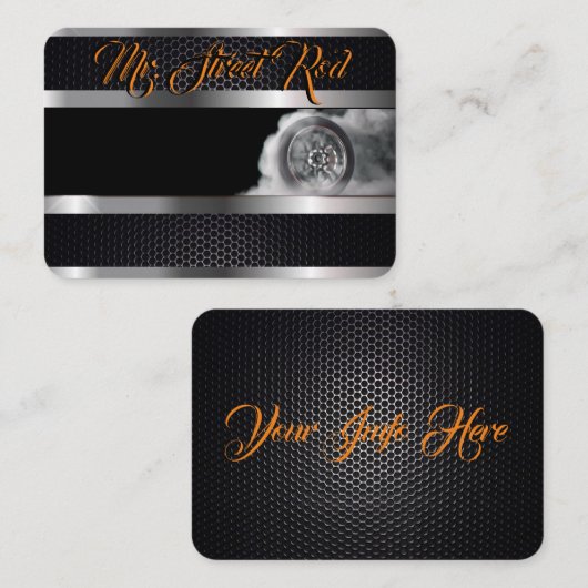 Street Rod氏 名刺 (正面/裏面)