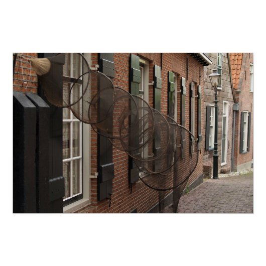 Street small town Dutch village ポスター (正面)