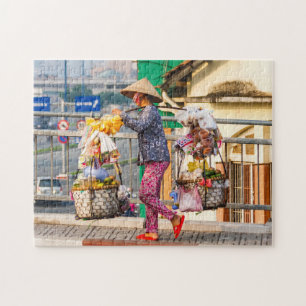 Street vendor, Ho Chi Minh City, Vietnam ジグソーパズル