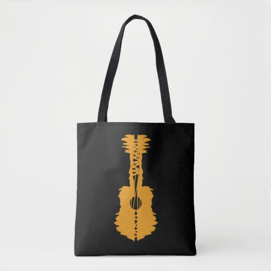 streetart Gitarre トートバッグ (正面)