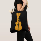 streetart Gitarre トートバッグ (クローズアップ)