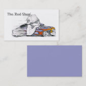 Streetrodの漫画の車のな名刺 名刺 (正面/裏面)