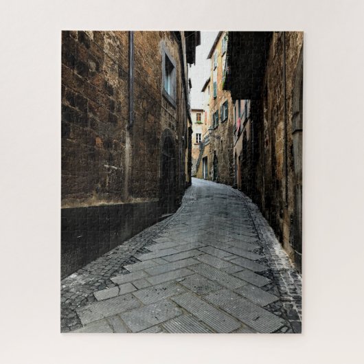 Streets of Orvieto, Italy ジグソーパズル (縦)