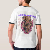 Streetstyle Bear Claw Shirt – Custom Urban Graphic Tシャツ (裏面)