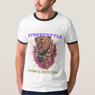 Streetstyle Bear Claw Shirt – Custom Urban Graphic Tシャツ