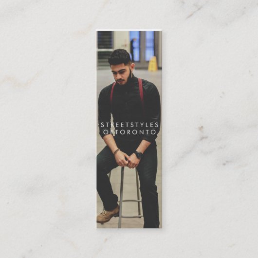 streetstylesoftoronto スキニー名刺 (正面)