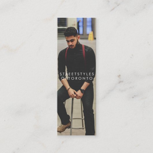 streetstylesoftoronto スキニー名刺 (正面)
