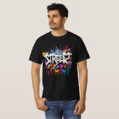 Streett Splashart Graffiti Tシャツ (正面フル)