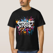 Streett Splashart Graffiti Tシャツ (正面)
