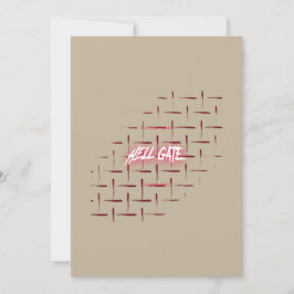 Streetwear Brand Identity | Grunge Fashion Logo 招待状