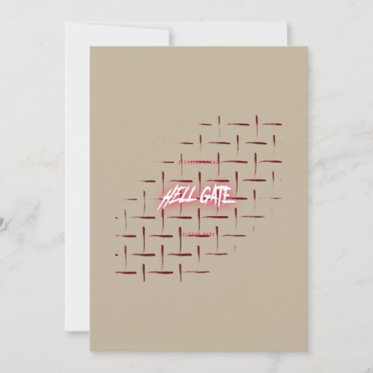 Streetwear Brand Identity | Grunge Fashion Logo 招待状 (正面)