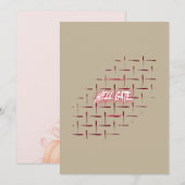 Streetwear Brand Identity | Grunge Fashion Logo 招待状 (正面/裏面)