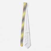 Streifen gelb grau stripes yellow gray grey ネクタイ (裏面)