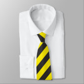 Streifen stripes schwarz gelb black yellow ネクタイ (タイ)