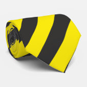 Streifen stripes schwarz gelb black yellow ネクタイ (ロール)