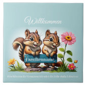 Streifenhörnchen informieren タイル (正面)