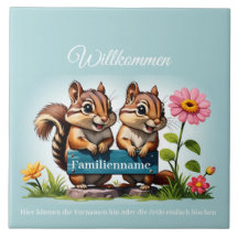 Streifenhörnchen informieren