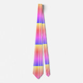Streifenmuster regenbogenfarben ネクタイ (正面)