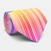 Streifenmuster regenbogenfarben ネクタイ (ロール)