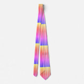 Streifenmuster regenbogenfarben ネクタイ (裏面)