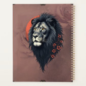 Strength and delicacy united, a black lion  プランナー手帳 (裏面)